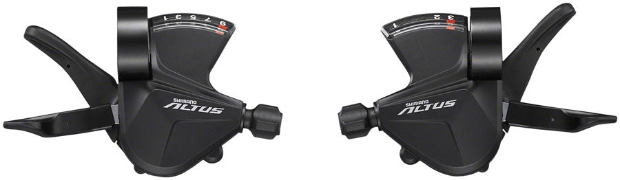 NEW Shimano Altus SL-M2010 3x9-Speed Trigger Shift Lever Set, Black - Around the Cycle