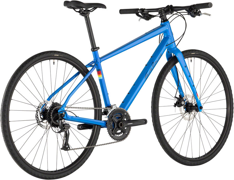 NEW Salsa Journeyer Flat Bar Altus 700 - Blue All-Road Gravel Bike