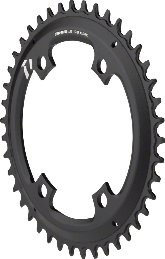 NEW SRAM X-Sync Chainring 42T 110mm Asymmetric BCD, Black - Around the Cycle