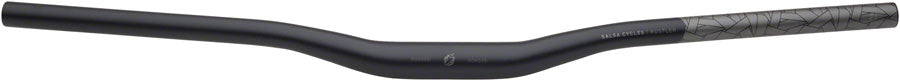 NEW Salsa Rustler Alloy Bar Flat/Riser Handlebar Salsa Rustler Riser Handlebar, 31.8, 750mm width, Black - Around the Cycle