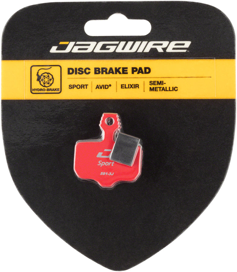 NEW Jagwire Mountain Sport Semi-Metallic Disc Brake Pads for Avid Elixir R, CR1, 3, 5, 7, 9, X0, XX