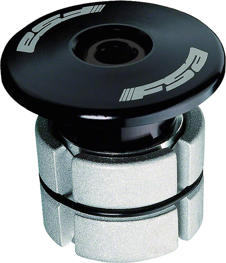 NEW FSA Compressor 1-1/8" Black Expander Plug and Top Cap - Around the Cycle