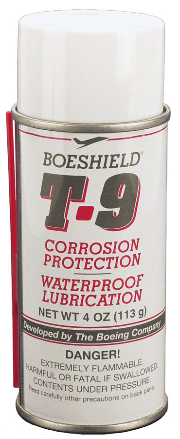 NEW Boeshield T9 Aerosol Chain Lube and Rust Inhibitor: 4oz - Around the Cycle