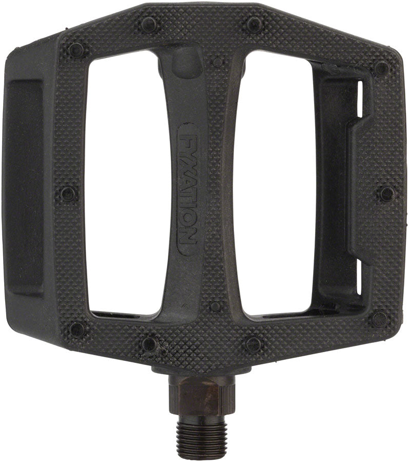 NEW Fyxation Gates Pedals - Platform, Plastic, 9/16", Black
