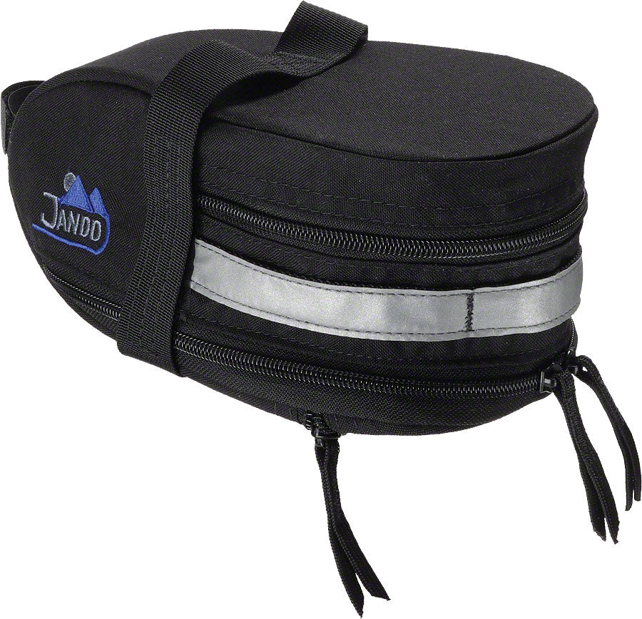 NEW Jandd Mountain Wedge Expandable Seat Bag: Black - Around the Cycle