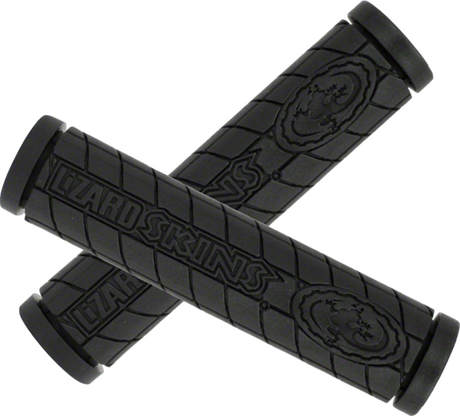 NEW Lizard Skins Single Compound Logo Grips Black - Around the Cycle