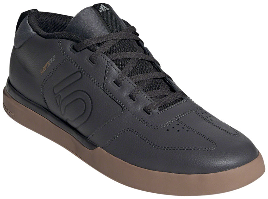NEW Five Ten Sleuth DLX Mid Flat Shoe - Men's Grey Six/Core Black/Gum M2 7
