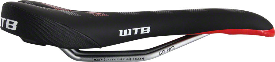 NEW WTB Volt Race 142 Saddle: CroMo Rails, Black/Red