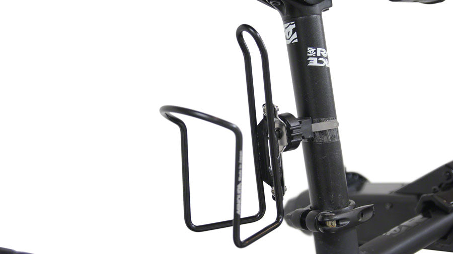 NEW Minoura Clamp-on Bottle Cage Holder - 22-35mm, Black