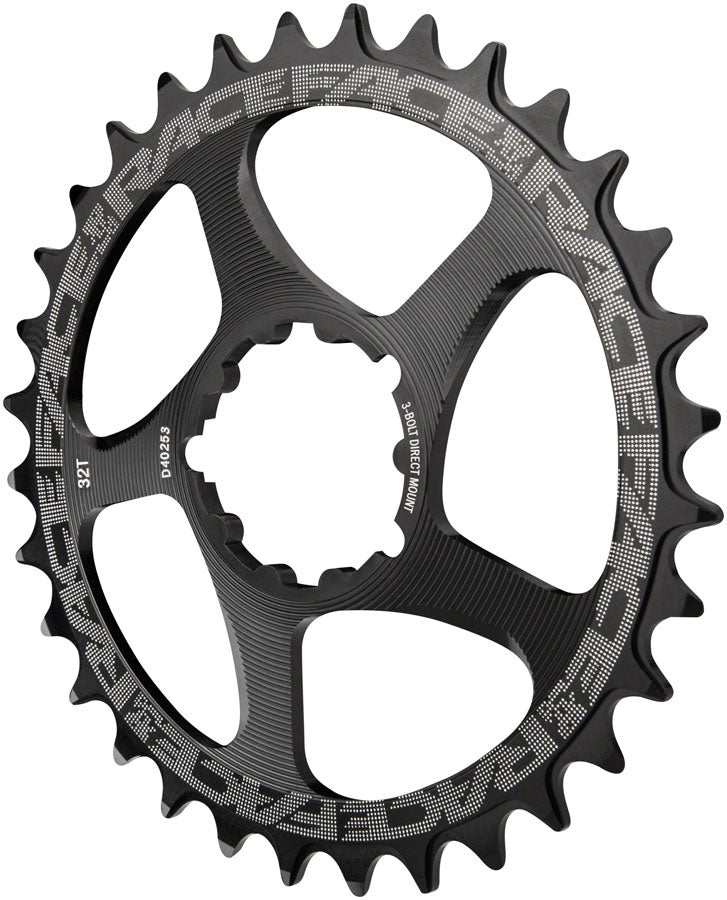 NEW RaceFace Narrow Wide Chainring: Direct Mount 3-Bolt Compatible, 28t, Black