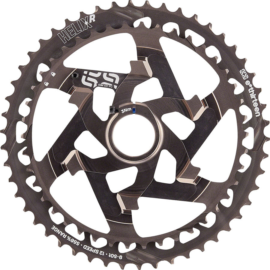 NEW e*thirteen Helix R Cassette - 12-Speed, 9-50t, Nickel - Around the Cycle