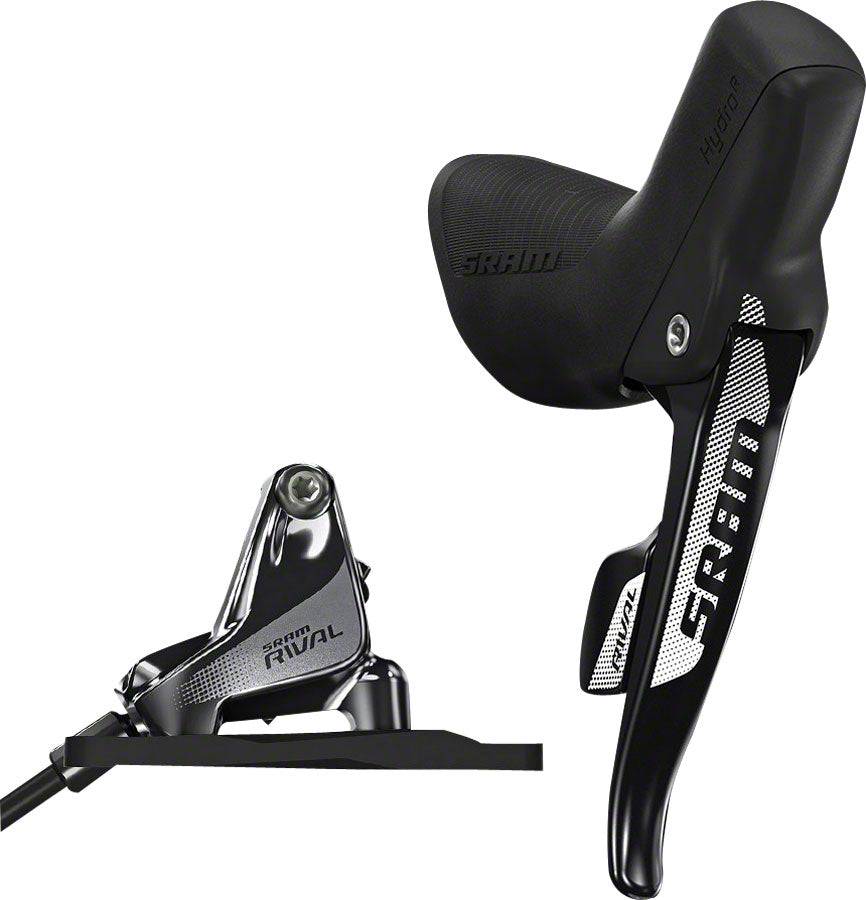 NEW SRAM Rival 22 Flat Mount Hydraulic Disc Brake with Front/Left Shifter 950mm - Around the Cycle