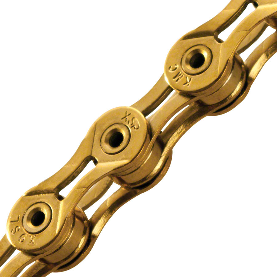 NEW KMC X9SL Chain: 9 Speed 116 Links Ti Nitride Gold - Around the Cycle