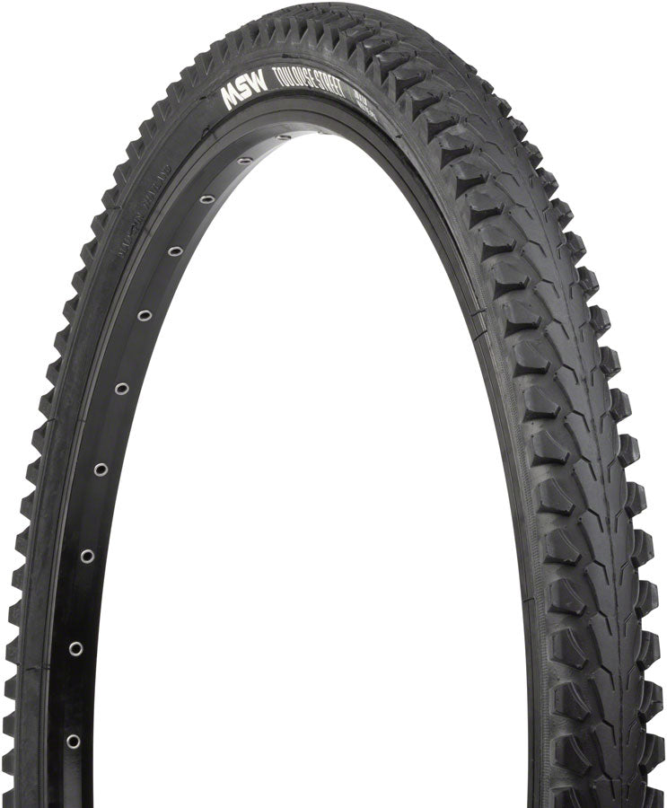 NEW MSW Toulouse Street Tire - 26 x 1.9, Wirebead, Black, 33tpi