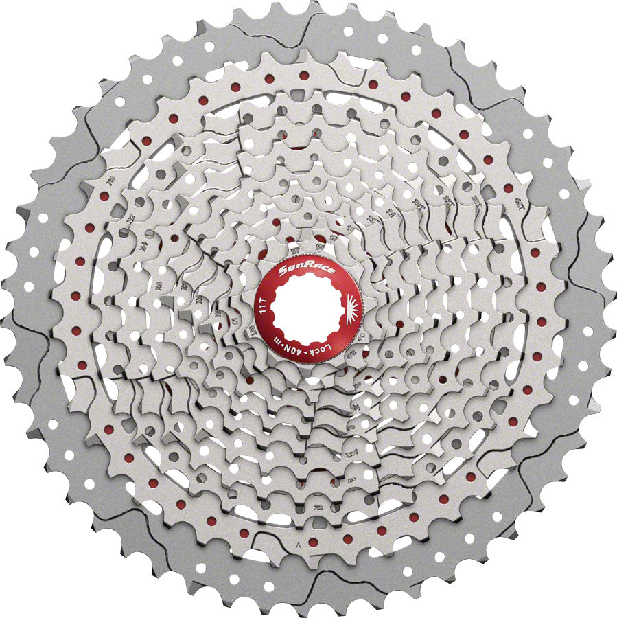 NEW SunRace MX8 11 Speed Cassette 11-50t, Silver