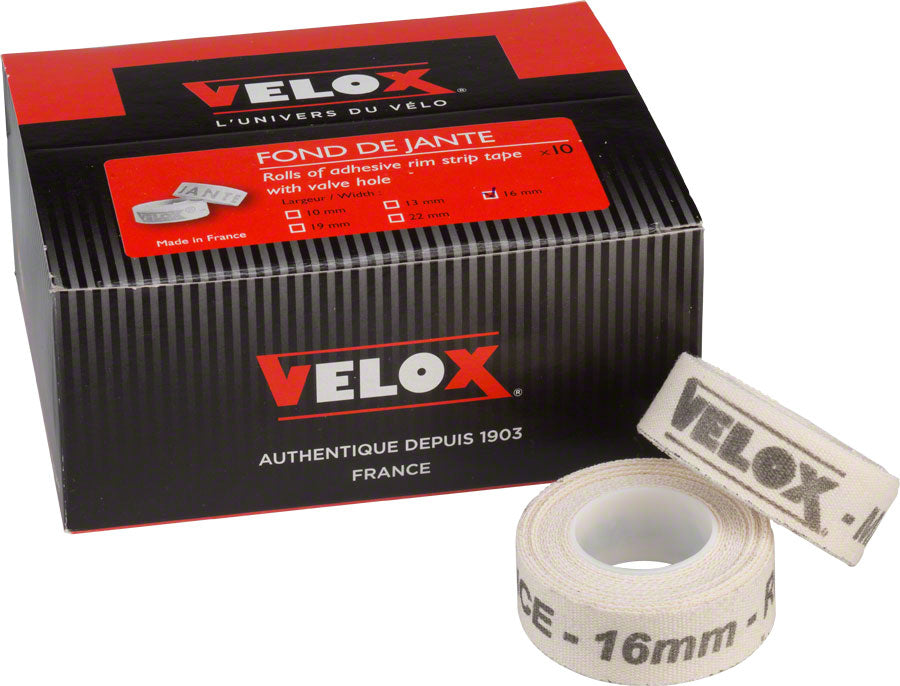 NEW Velox 10mm Cloth Rim Tape Box/10 - Around the Cycle