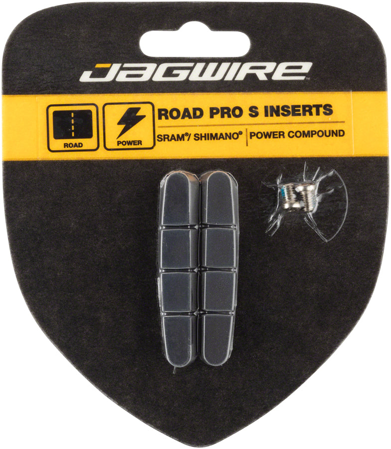 NEW Jagwire Road Pro S Brake Pad Inserts SRAM/Shimano, Black - Around the Cycle