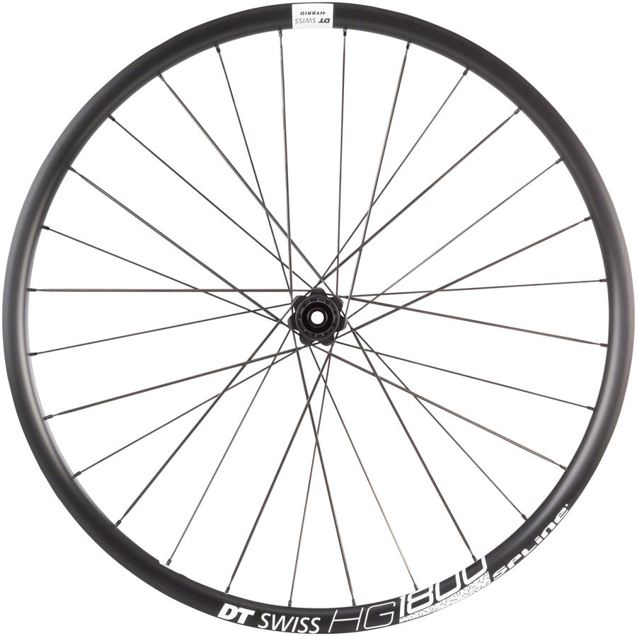 NEW DT Swiss HG 1800 Spline 25 Rear Wheel - 700, 12 x 142mm, Center-Lock/6-Bolt, HG 11/ XDR, Black - Around the Cycle