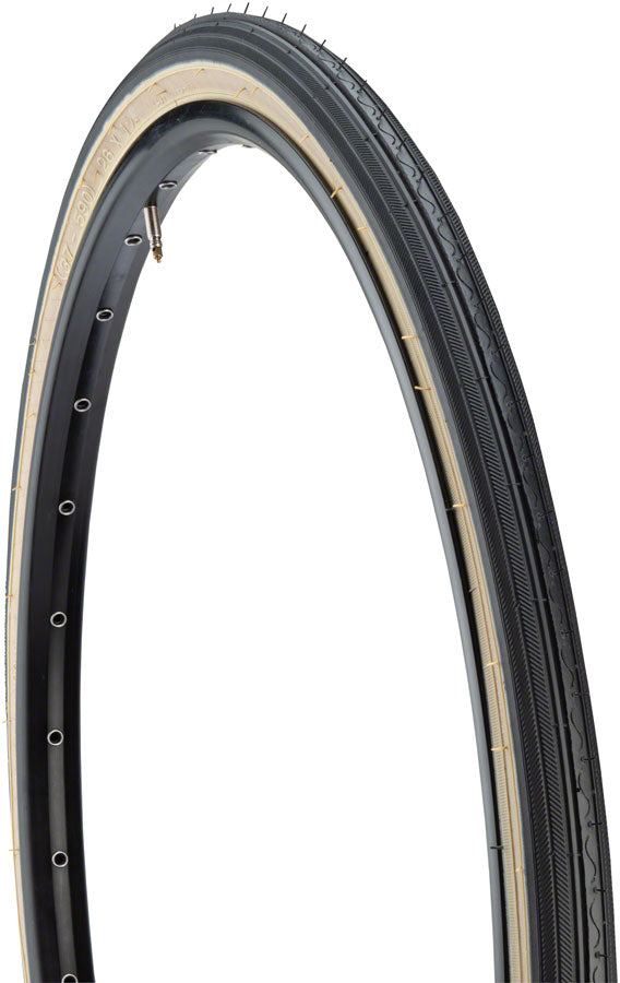 NEW Kenda Street K40 Tire - 26 x 1-3/8, Clincher, Wire, Black/Tan, 30tpi
