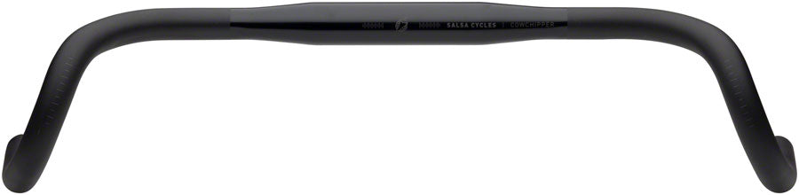 NEW Salsa Cowchipper Deluxe Bar Drop Handlebar Salsa Cowchipper Deluxe Drop Handlebar - Aluminum, 31.8mm, 46cm, Black