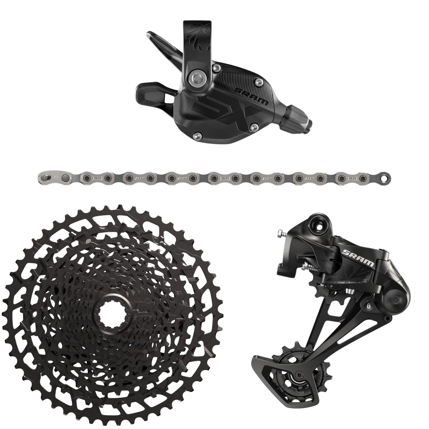 NEW SRAM SX/NX Eagle Mini 12 Speed Groupset (Shifter, Cassette, Chain, Rear Derailleur)