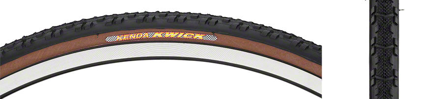 NEW Kenda Kwick Tire 700x30c Steel Bead Black/Mocha - Around the Cycle