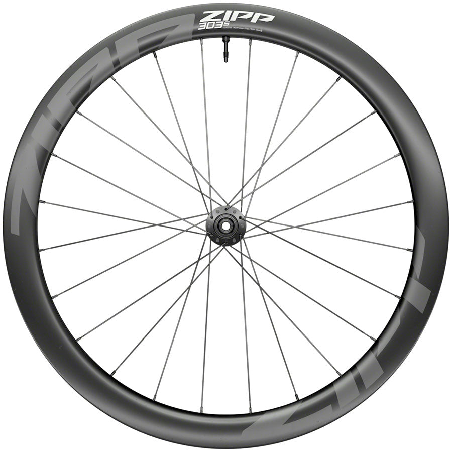 NEW Zipp 303 S Front Wheel - 700, 12 X 100mm, Center-Lock, Tubeless, Black, A1