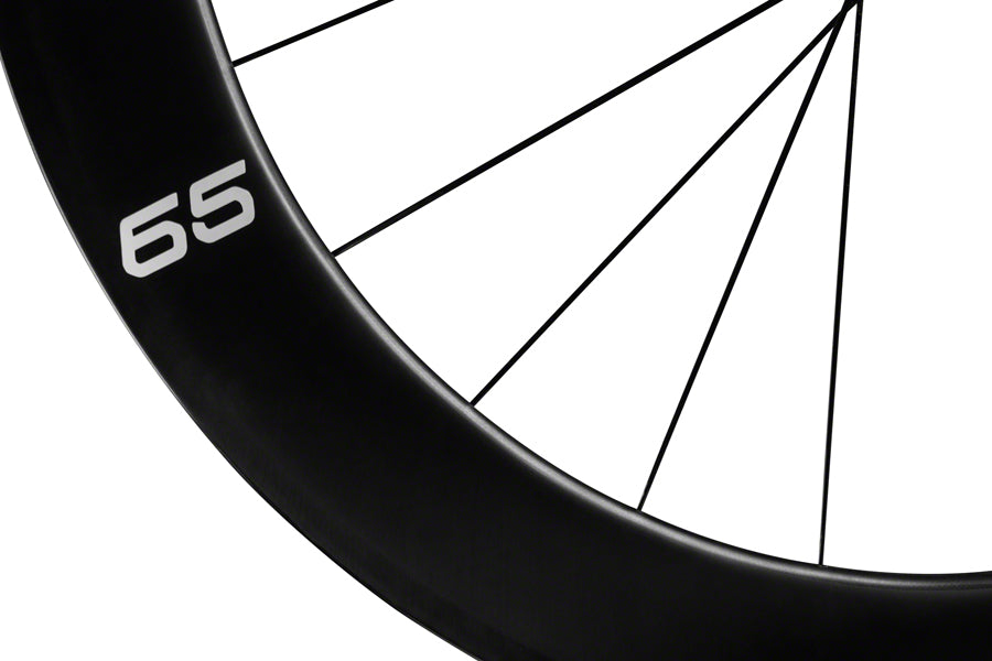 NEW ENVE Composites 65 Foundation Wheelset - 700, 12 x 100/142mm, Center-Lock, XDR, Black