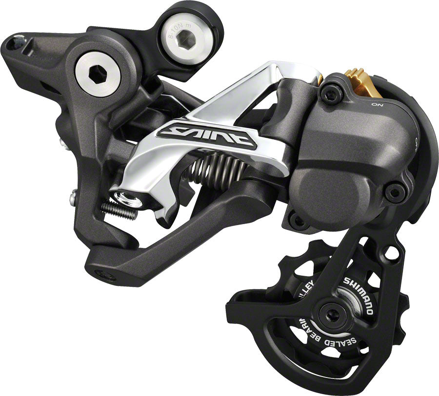 NEW Shimano Saint RD-M820-SS1 Rear Derailleur - 10 Speed, Short Cage, Black - Around the Cycle