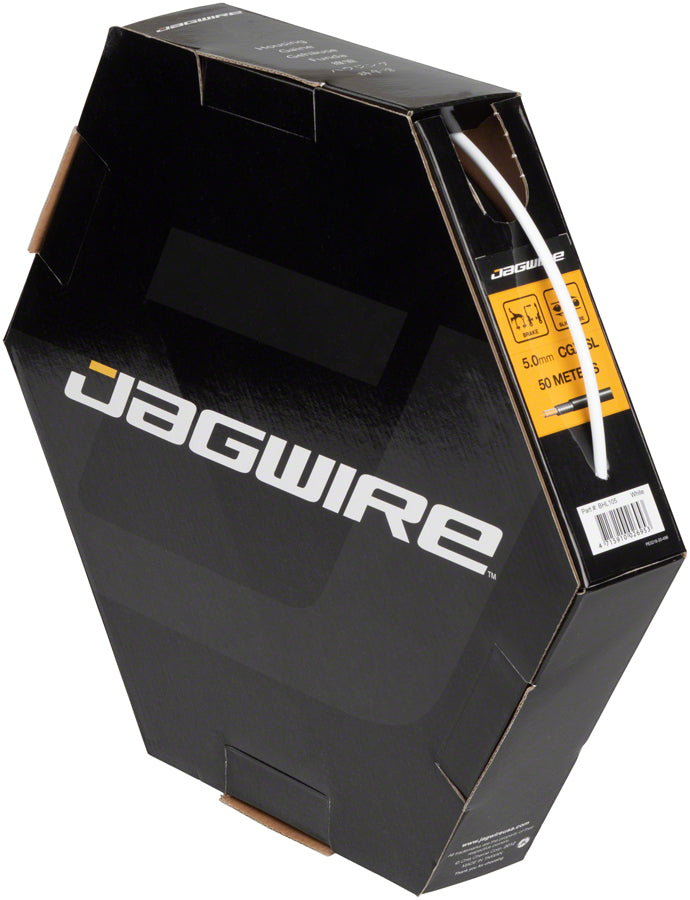NEW Jagwire 5mm Sport Brake Housing with Slick-Lube Liner 50M File Box White - Around the Cycle