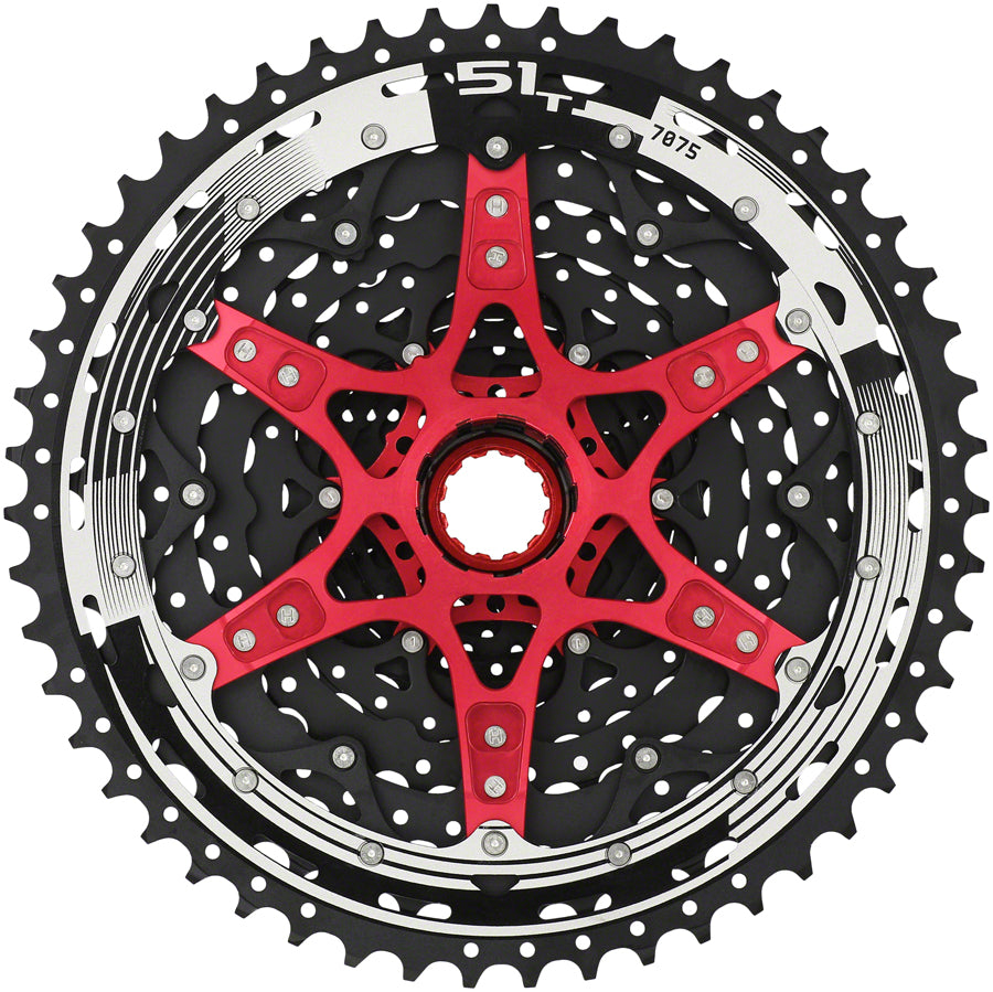 NEW SunRace MZ 12-Speed Cassette CSMZ903 12-Speed, 11-51t, Black Chrome