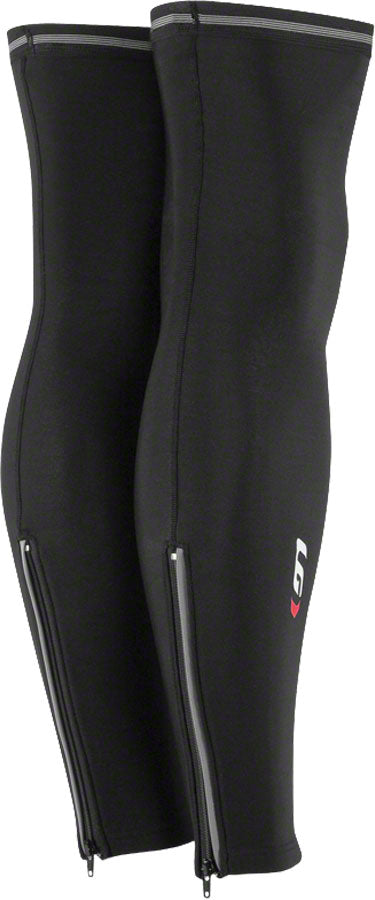 NEW Garneau Zip Leg Warmer 2: Pair~ Black~ MD