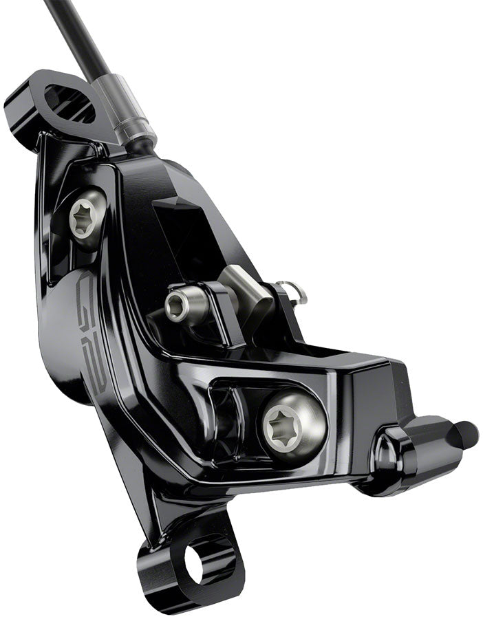 NEW SRAM G2 Ultimate Disc Brake and Lever - Front, Hydraulic, Post Mount, Carbon Lever, Titanium Hardware, Gloss Black, A2 - Around the Cycle