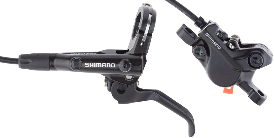 NEW Shimano Deore BL-MT501/BR-MT500 Disc Brake and Lever - Front Hydraulic Post Mount Resin Pads Black