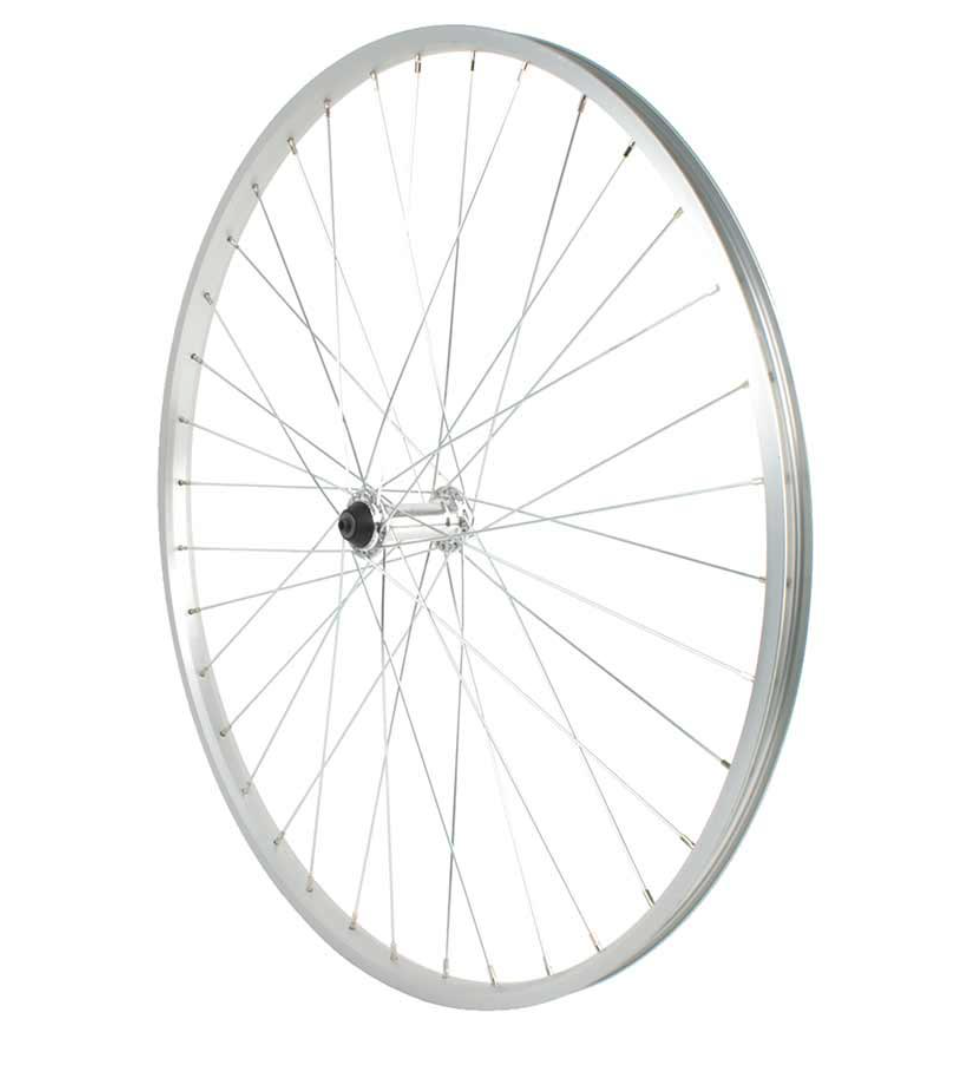 NEW Sta-Tru Front Tubeless Ready DW Wheel, 700x35C, QR 9mm x 100, Silver