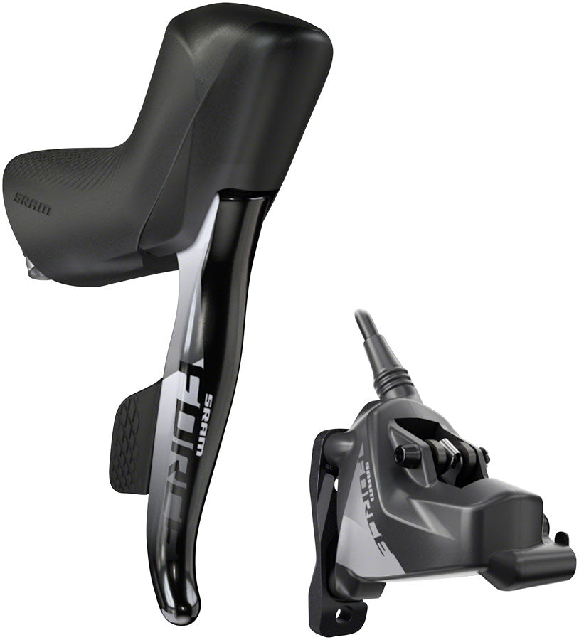 NEW SRAM Force eTap AXS HRD Shift/Brake Lever and Hydraulic Disc Caliper - Right/Rear, Flat Mount 20mm Offset, 1800mm Hose, Black, D1