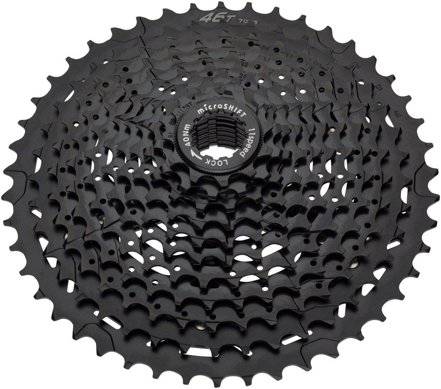 NEW microSHIFT H11 11-Speed Cassette 11-42t, Black, ED Coated - Around the Cycle
