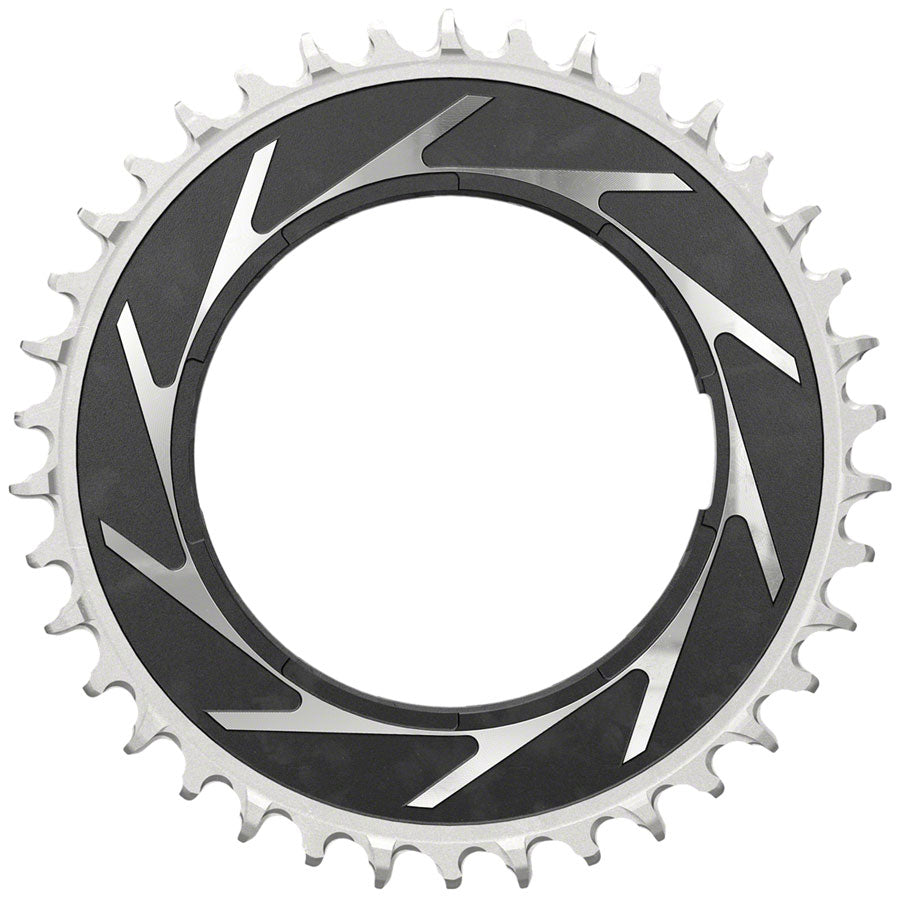NEW SRAM XX SL Eagle T-Type Thread Mount Chainring - 38t, 12-Speed, Thread Mount (For XX SL PM Spider), 0mm Offset, Aluminum, Black/Silver - Around the Cycle