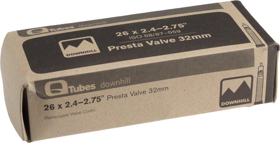 NEW Q-Tubes DH 26" x 2.4-2.75" 32mm Presta Valve Tube - Around the Cycle