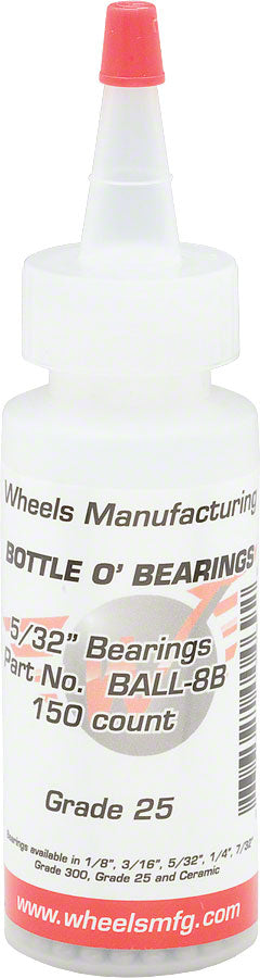 NEW Grade 25 5/32" Loose Ball Bearing: Bottle of 150 - Around the Cycle