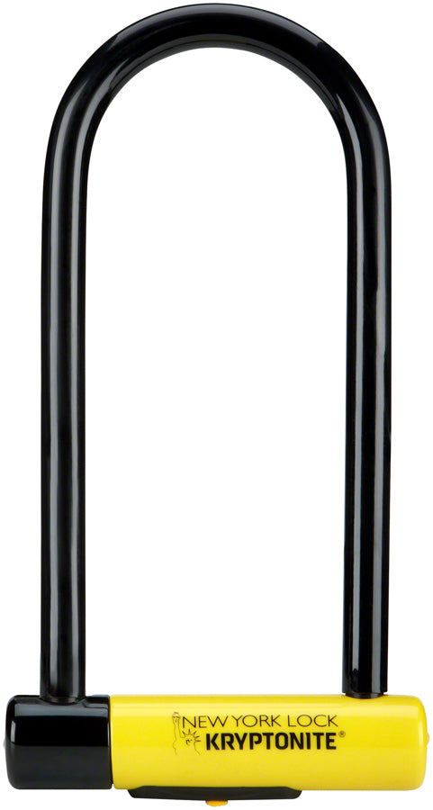 NEW Kryptonite New York LS U-Lock, 4x10.25, Black/Yellow