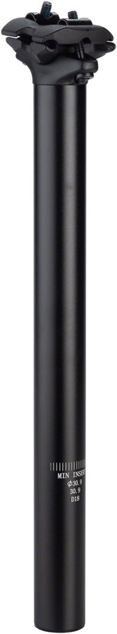 NEW Dimension Two-Bolt Seatpost 30.9 x 350 Matte Black - Around the Cycle