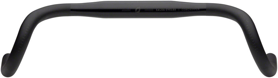 NEW Salsa Cowchipper Deluxe Bar Drop Handlebar Salsa Cowchipper Deluxe Drop Handlebar - Aluminum, 31.8mm, 38cm, Black