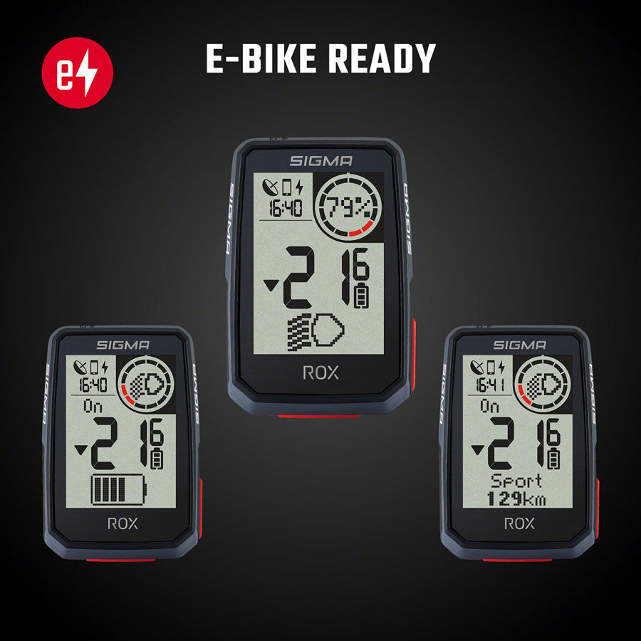 NEW Sigma ROX 2.0 GPS Bike Computer - Wireless, Rechargeable, Black