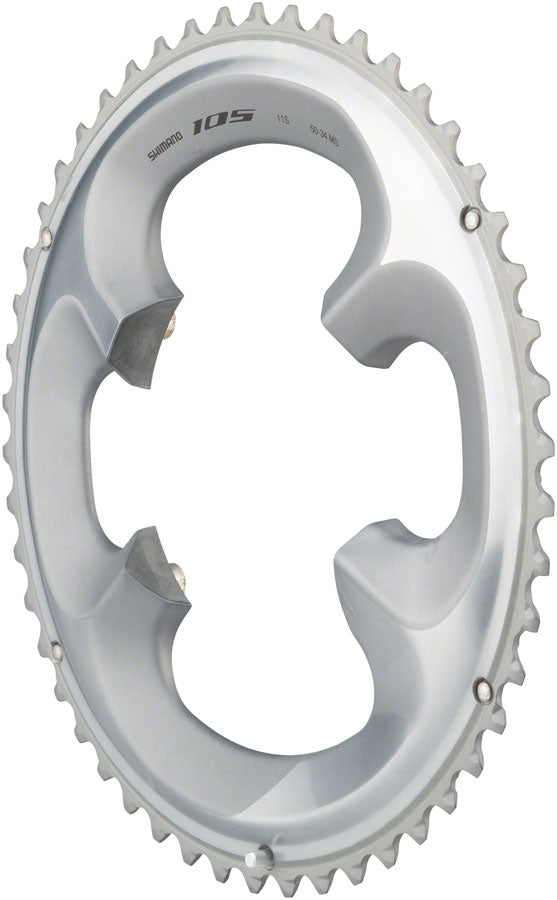 NEW Shimano 105 FC-R7000 50t 4x110 bcd Asymmetric Chainring, Silver