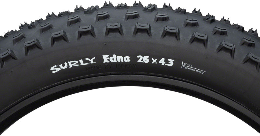 NEW Surly Edna Tire Surly Edna Tire - 26 x 4.3, Tubeless, Folding, Black, 60tpi - Around the Cycle