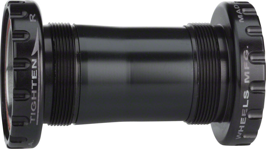 NEW Wheels Manufacturing BSA 30 Bottom Bracket with Angular Contact Bearings: Threaded to 30mm Wide, Black, fits spindles 104mm and wider