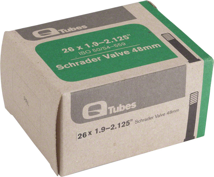 NEW Q-Tubes / Teravail 26 x 1.9-2.125" 48 mm Long Schrader Valve Tube