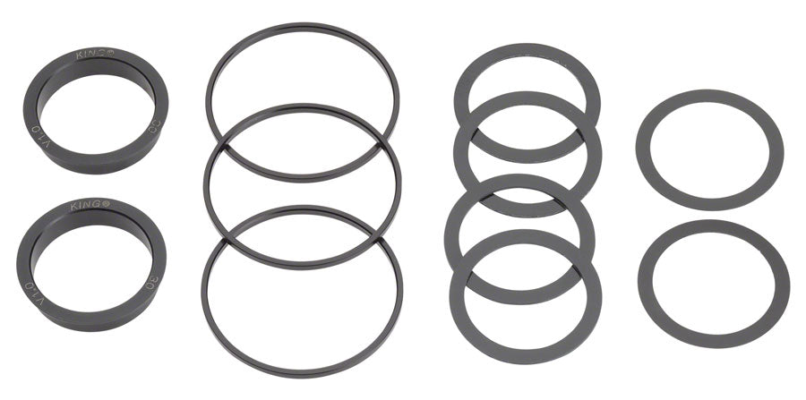 NEW Chris King ThreadFit T47 30x Bottom Bracket with Fit Kit 5 - T47, For 30mm Spindles, Matte Slate - Around the Cycle