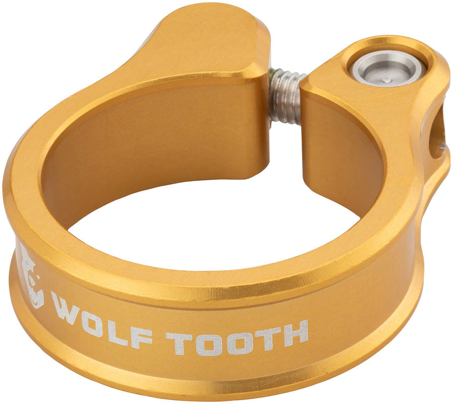 NEW Wolf Tooth Seatpost Clamp 29.8mm Gold - Around the Cycle